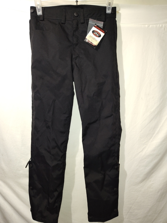 River Road Other - Men's Black Nylon Motorcycle Pants with Adjustable Ankles